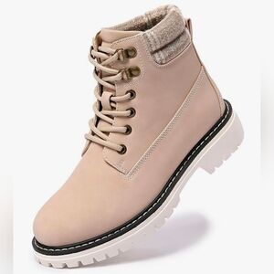 CARLKARIDA Women's Waterproof Hiking Boots Lightweight Non Slip‎ 10 Pink MSRP$60